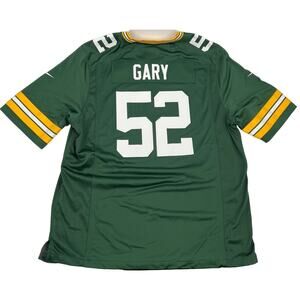 Green Bay Packers #52 Rashan Gary Nike Men's 2XL XXL Home Game Jersey Authentic